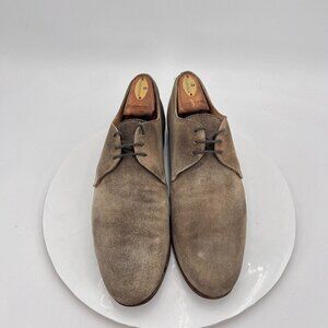To Boot New York Adam Derrick Men Size 9 Brown Suede Plain Toe Derby Dress Shoes